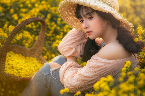 Tuyển tập những ảnh girl xinh bên hoa đẹp nhất - Công Nghệ Số Hóa