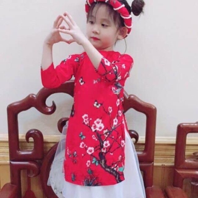 Áo dài tết cho bé gái | Shopee Việt Nam